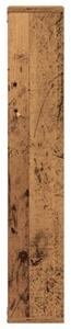Półka ścienna stare drewno 36x16x90 cm drewno klejone