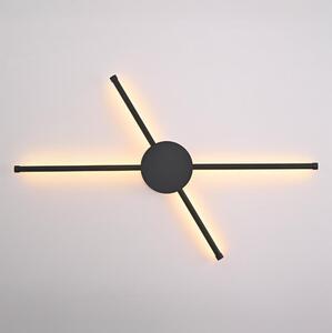 Brilagi Brilagi - LED Kinkiet LUGO QUATTRO LED/16W/230V czarny BG2134