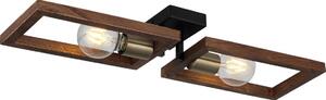 Asir Lampa sufitowa ERA 2xE27/40W/230V brązowa AS2152