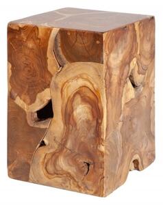 INVICTA stolik SQUARE 30 cm - drewno tekowe