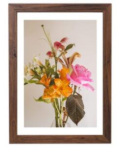 Brązowa ramka na zdjęcia w rozmiarze 21x29,7 cm FRAMAI®