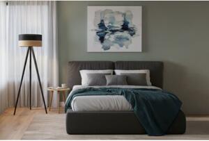 Lampa podłogowa trójnóg czarny Light Home LH Wood 1xE27 45cm abażur walec czarny/fornir F02