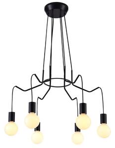 Duża czarna lampa industrialna - 4X K149 T3-A36