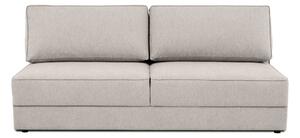 Beżowa rozkładana sofa ze schowkiem 202 cm Dora – Scandic