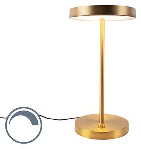 Nowoczesna lampa stołowa brąz zawiera LED - Disco Oswietlenie wewnetrzne