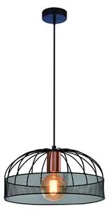 Czarna lampa wisząca w stylu industrialnym - F5-P06