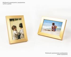 Złota ramka na zdjęcia w rozmiarze 10x15 cm FRAMAI®