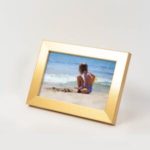 Złota ramka na zdjęcia w rozmiarze 10x15 cm FRAMAI®