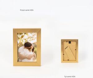 Złota ramka na zdjęcia w rozmiarze 10x15 cm FRAMAI®