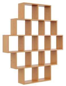 Minimalistyczny regał wiszący w kolorze olchy T2-S60