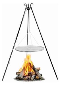 Grill na trójnogu 180 cm COOK KING - ruszt stal nierdzewna 50 cm