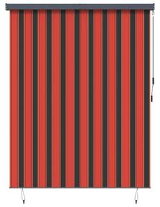 Roleta Pomarańczowy i brązowy 200 x 250 cm Materiał i Aluminium
