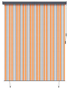 Roleta Żółty i Niebieski 200 x 250 cm Materiał i Aluminium
