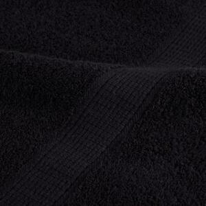 Ręczniki premium solund, 4 szt., czarne, 100x200 cm, 600 g/cm²