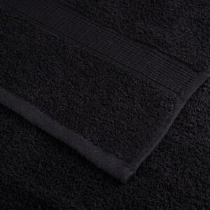 Ręczniki premium solund, 4 szt., czarne, 100x200 cm, 600 g/cm²