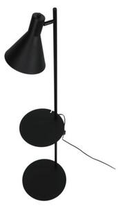 Lampa podłogowa z półką JUMP 5864 TK Lighting czarna E27 – regulowane światło do czytania, salon i sypialnia