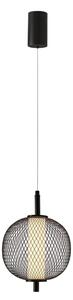 Lampa wisząca Puma loftowa 20 cm, druciany, ażurowy klosz