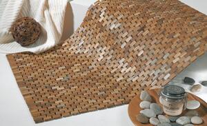 Sealskin Woodblock dywanik łazienkowy 90x52 cm drewno teak 293324274