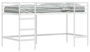 Łóżko piętrowe dla dzieci biały 107 x 200 cm stal