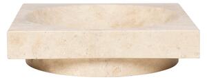 Ferm Living - Hew Low Centrepiece Naczynie Travertine