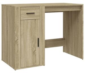 Biurko, dÄ b sonoma, 100x49x75 cm, materiaÅ drewnopochodny