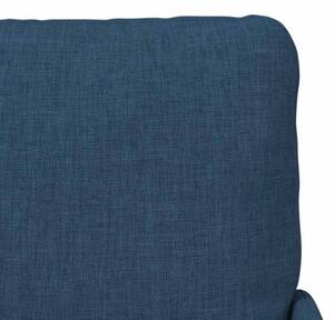 Nowoczesna sofa w minimalistycznym stylu - niebieska