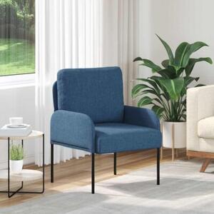 Nowoczesna sofa w minimalistycznym stylu - niebieska