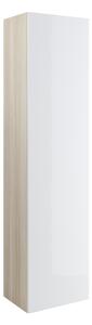 Cersanit Smart szafka boczna 170 cm wysoka wisząca biały/jesion S568-006