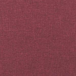 Sofa 2-osobowa, winna czerwieÅ, 120 cm, tapicerowana tkaninÄ