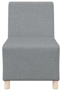 ModuÅowa sofa bez podÅokietnikÃ³w, jasnoszara, 55 cm, materiaÅ