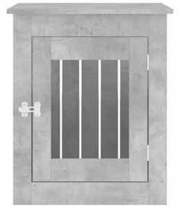 Kojec dla psa, szary beton 55x75x65 cm, materiał drewnopochodny