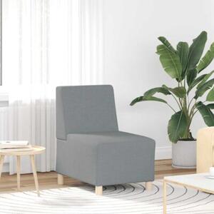 ModuÅowa sofa bez podÅokietnikÃ³w, jasnoszara, 55 cm, materiaÅ