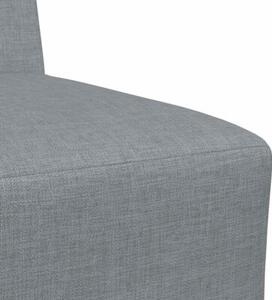 ModuÅowa sofa bez podÅokietnikÃ³w, jasnoszara, 55 cm, materiaÅ
