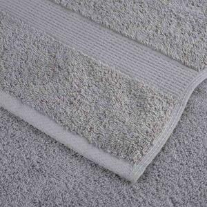 Ręczniki premium, solund, 10 szt., szare, 100x200 cm, 600 g/m²
