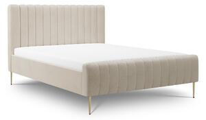Tapicerowane łóżko sypialniane Nicole - 180x200, Perfect Harmony 07/nogi złote