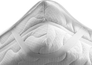 Nieprzemakalny ochraniacz na materac PIKOWANY do łóżeczka 70 x 140 cm