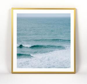 Ramka na zdjęcia 40x40 cm aluminiowa ramka złota do zdjęć LUCA®