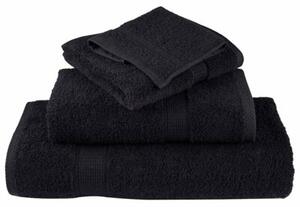 Zestaw 8-częściowy ręczników premium solund, czarny, 600 g/cm²