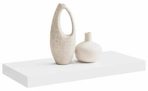 Półka ścienna, biała, 50 x 23 x 3,8 cm, mdf