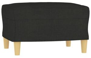 Sofa 3-osobowa z podnÃ³Å¼kiem, czarna, 180 cm, tkaninÄ
