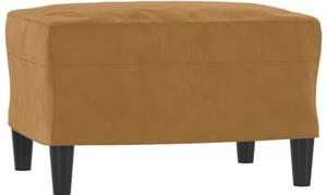 Sofa 3-osobowa z podnÃ³Å¼kiem, brÄ zowy, 180 cm, aksamit