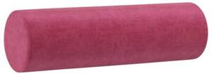 Sofa 2-osobowa z poduszkami, winna czerwieÅ, 140 cm, aksamit
