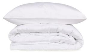 Biała pościel dwuosobowa z satyny bawełnianej 240x220 cm Elegant – Mijolnir