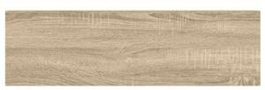 Półki ścienne, 4 szt., dębowo-białe, 80x23,5x3,8 cm, mdf