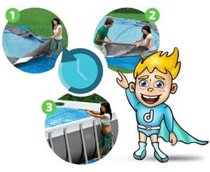 Basen stelażowy ogrodowy Bestway 305x200x84 cm zestaw 9w1