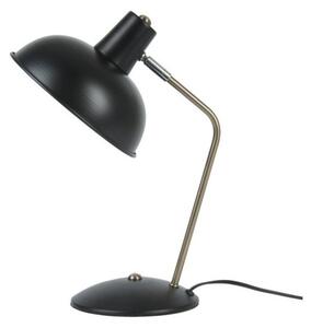 Czarna lampa stołowa Present Time Leitmotiv Hood