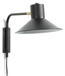 Czarny kinkiet ø 20 cm Aria – Kave Home