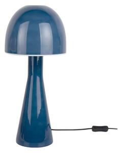 Ciemnoniebieska lampa stołowa ze szklanym kloszem (wysokość 45 cm) Bombin – Leitmotiv