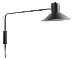Czarny kinkiet ø 20 cm Aria – Kave Home