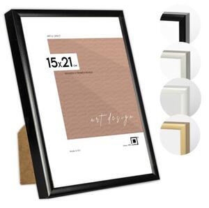 Ramka na zdjęcia 15x21 cm aluminiowa ramka czarna do zdjęć 21x15 cm LUCA®
